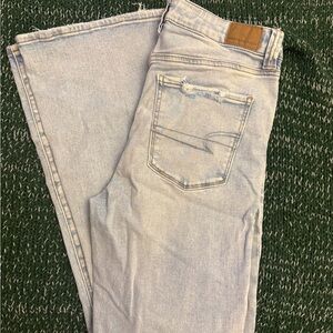 American Eagle Super Hi Flare Jeans